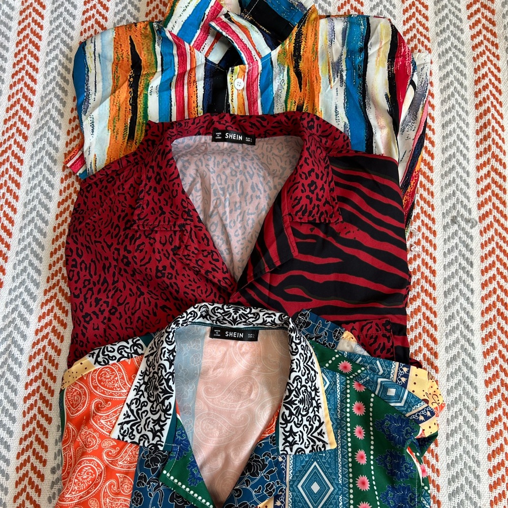 3 beautiful men collar shirts.